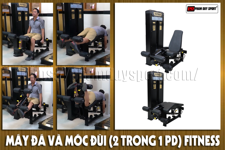 Máy đá và móc đùi (2 trong 1) PD Fitness