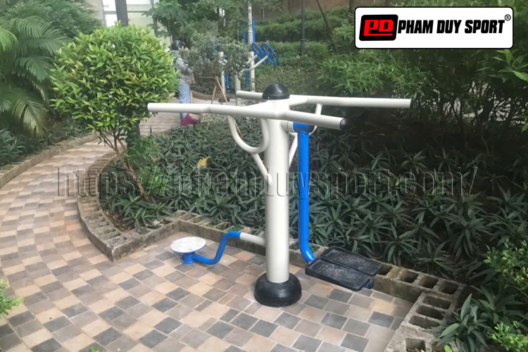 Thiết bị lưng eo và xoay eo ( 2 trng 1 ) ngoài trời